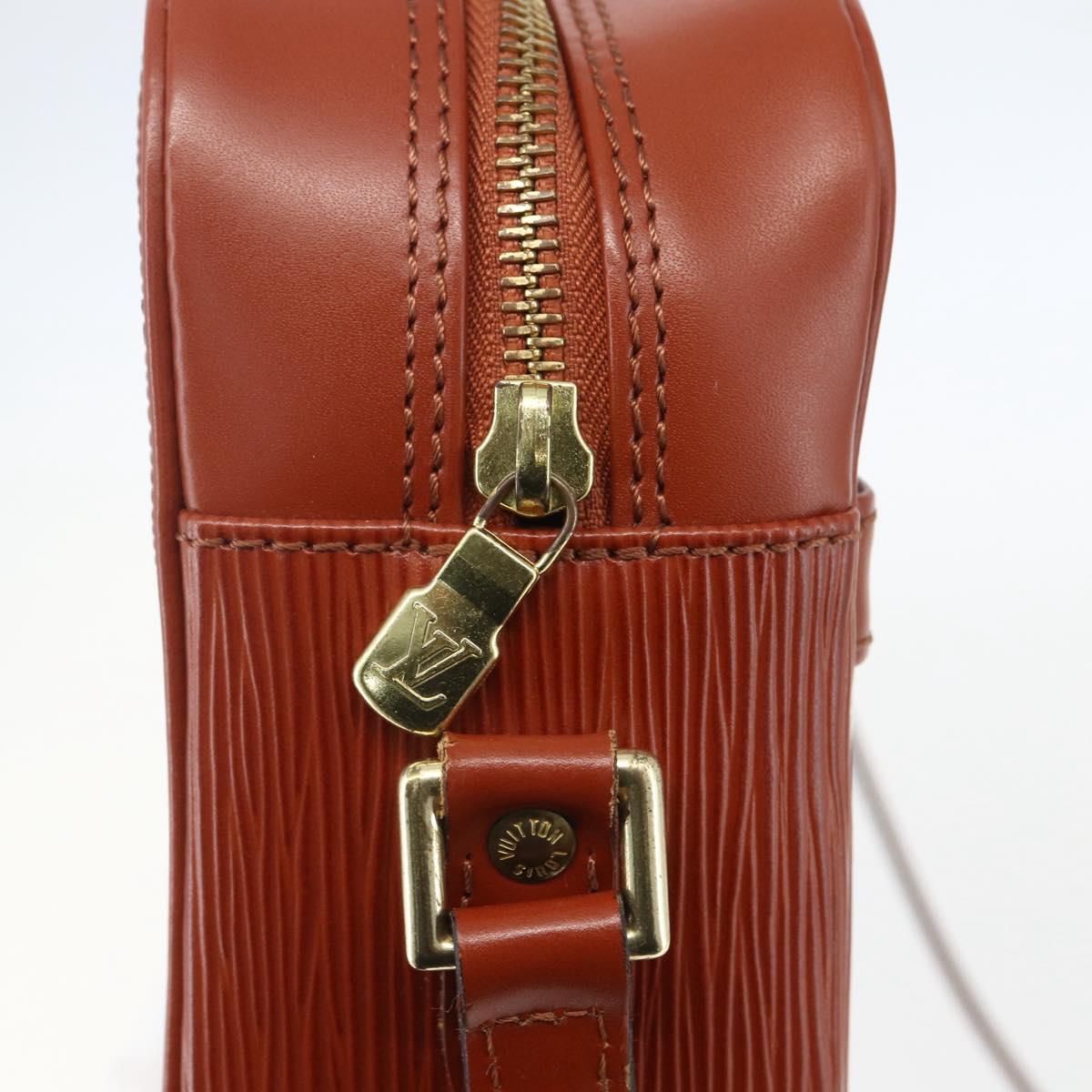 LOUIS VUITTON Epi Trocadero 27 Shoulder Bag Brown M52313 LV Auth 156113