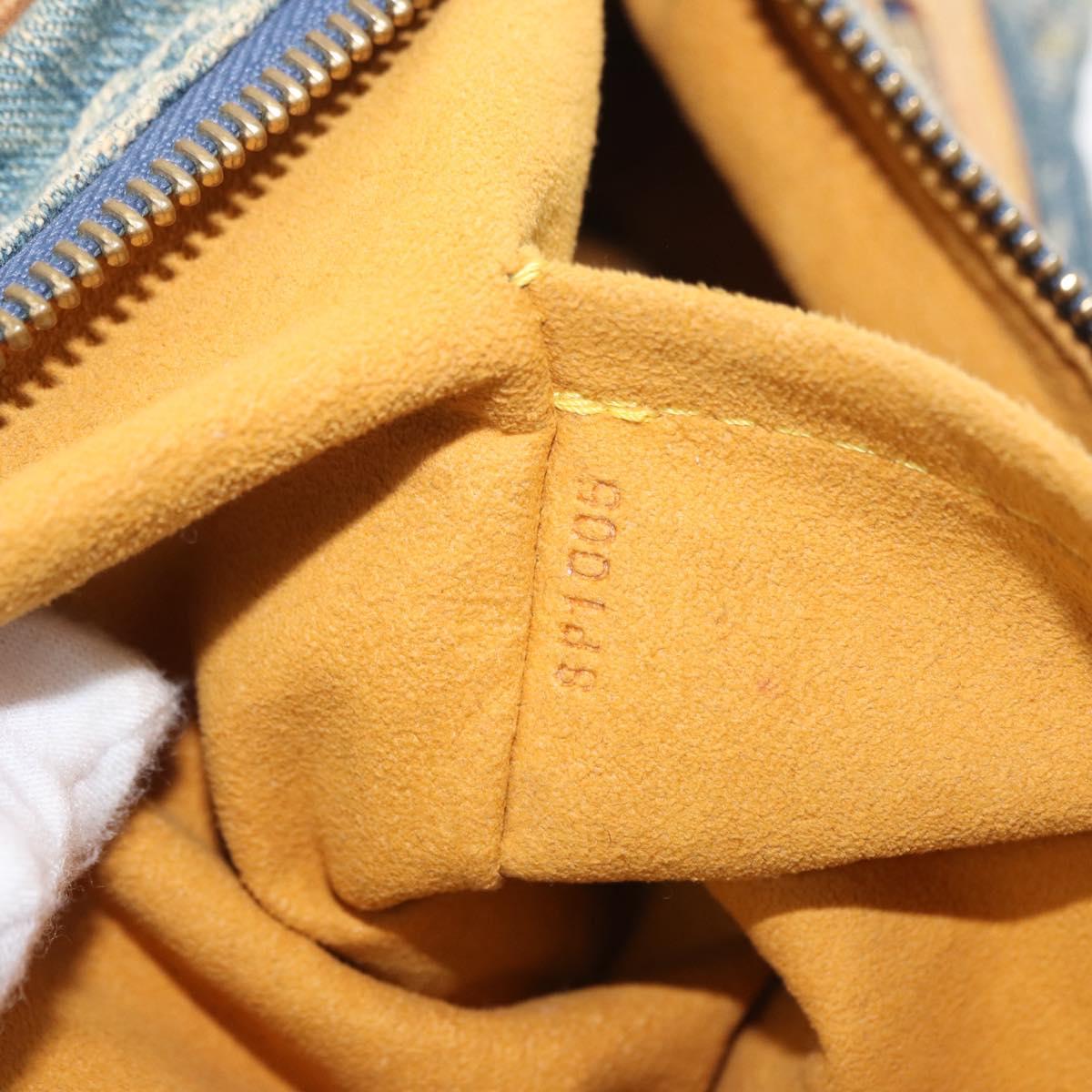 LOUIS VUITTON Monogram Denim Neo Speedy Hand Bag Blue M95019 LV Auth 156114