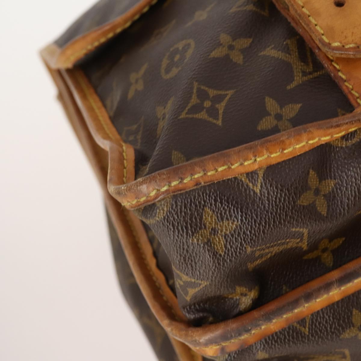 LOUIS VUITTON Monogram Sac Kleber Travel Bag M58122 LV Auth 156115