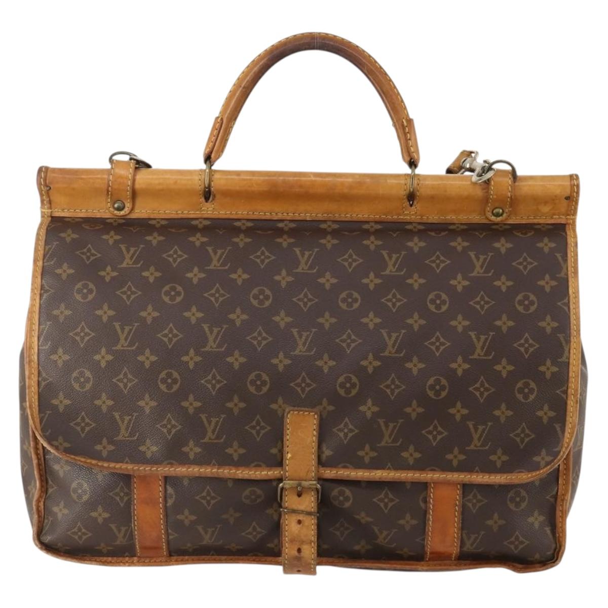 LOUIS VUITTON Monogram Sac Kleber Travel Bag M58122 LV Auth 156115