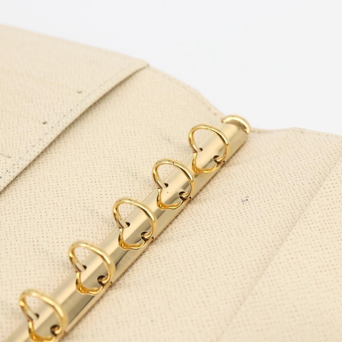 LOUIS VUITTON Damier Azur Agenda PM Day Planner Cover R20706 LV Auth 156116V