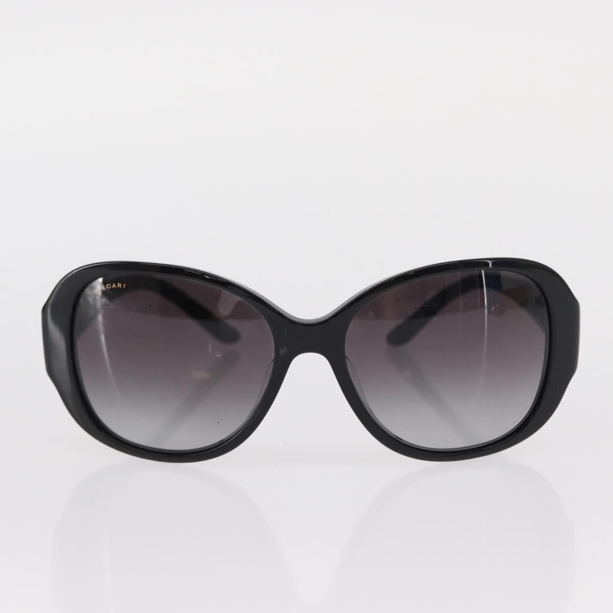 BVLGARI Sunglasses plastic Black Auth 156146