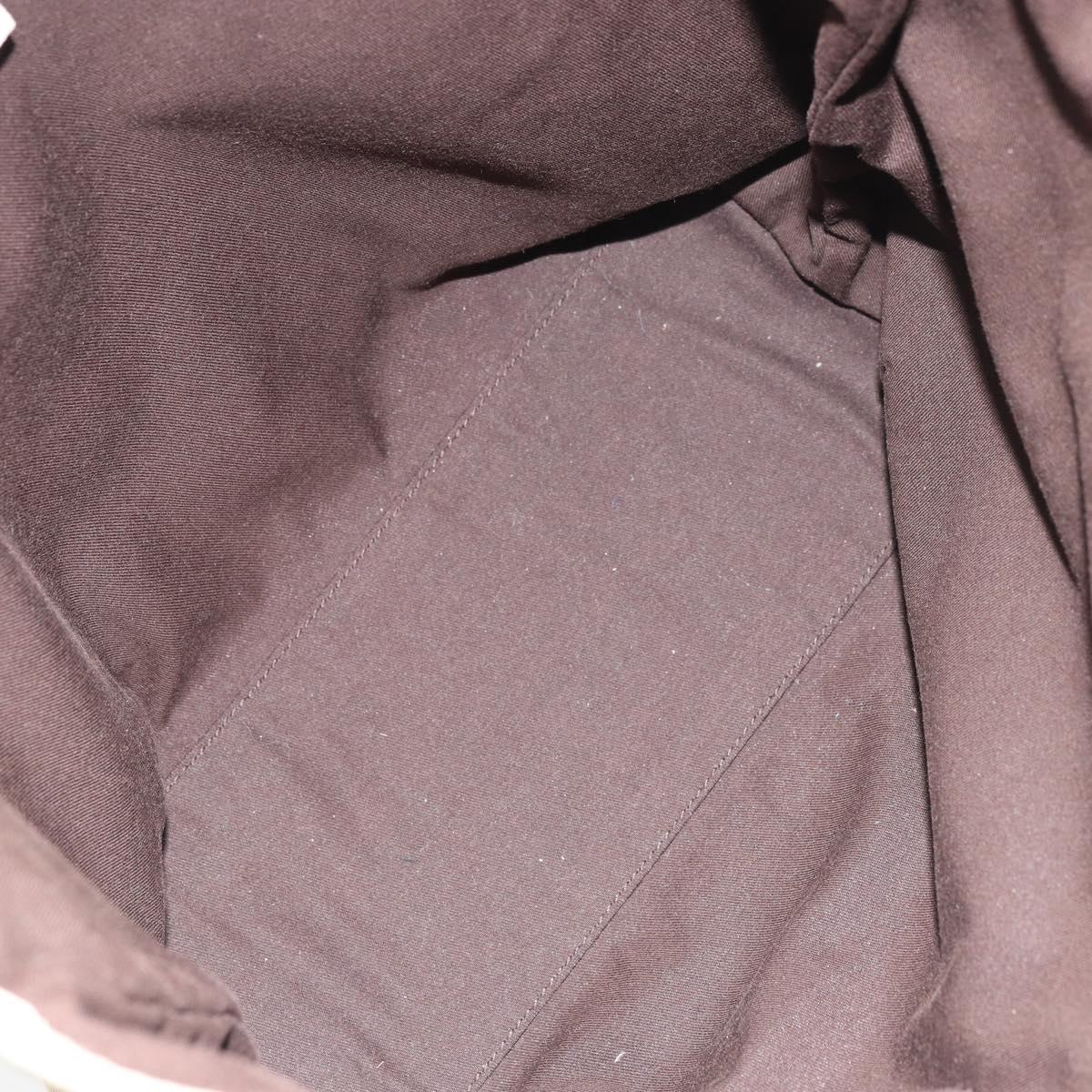 GUCCI GG Canvas Tote Bag Beige Gold 153009 Auth 156163