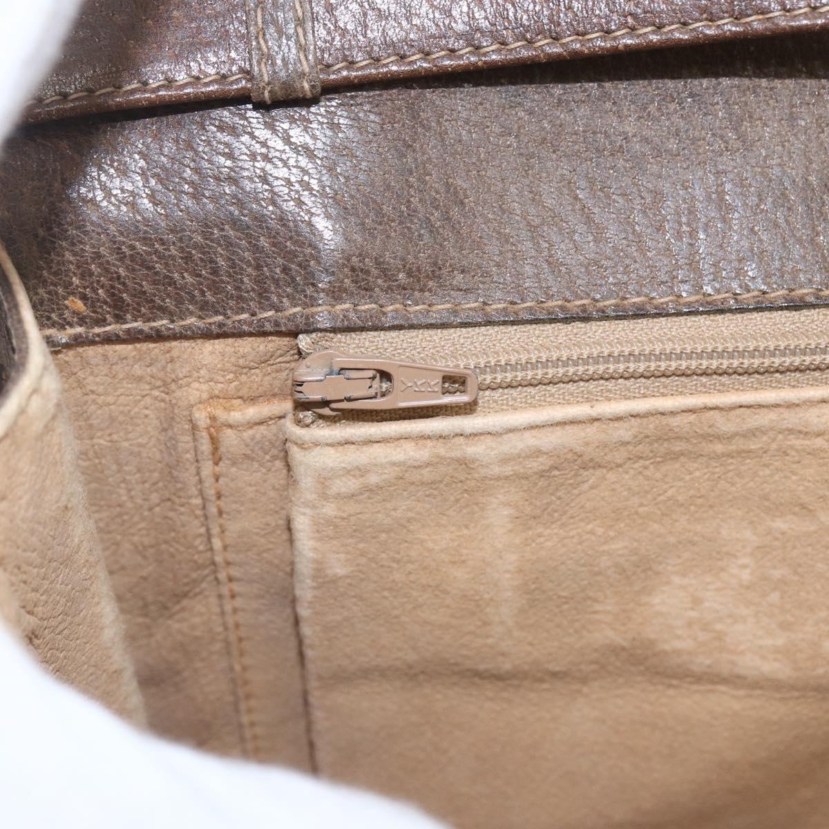 GUCCI GG Supreme Shoulder Bag PVC Beige Gold 904 02 050 Auth 156165