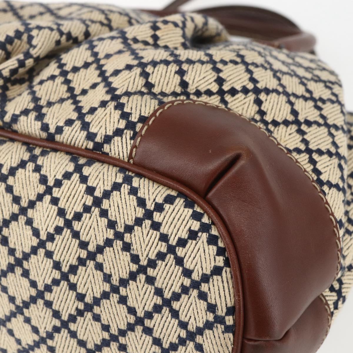 GUCCI Diamante Sukey Hand Bag Canvas 2way Beige Gold 247902 Auth 156167