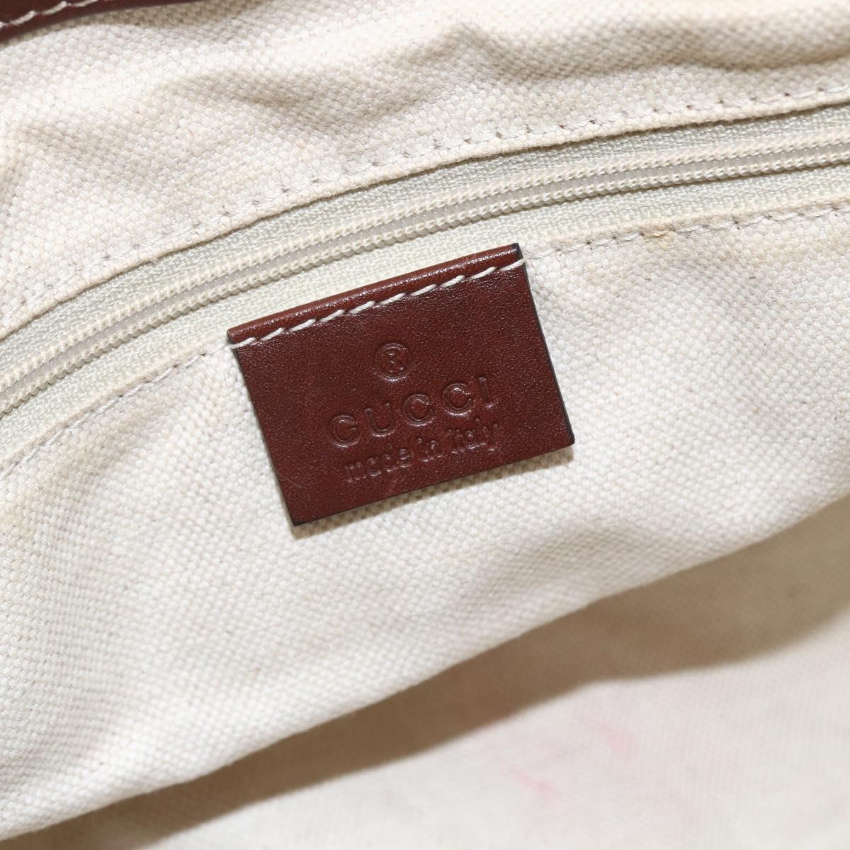 GUCCI Diamante Sukey Hand Bag Canvas 2way Beige Gold 247902 Auth 156167