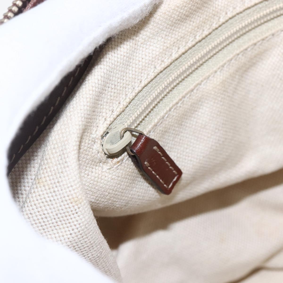 GUCCI Diamante Sukey Hand Bag Canvas 2way Beige Gold 247902 Auth 156167