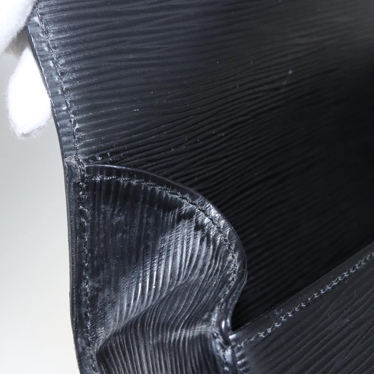 LOUIS VUITTON Epi Saint Cloud GM Shoulder Bag Black Noir M52192 LV Auth 156189