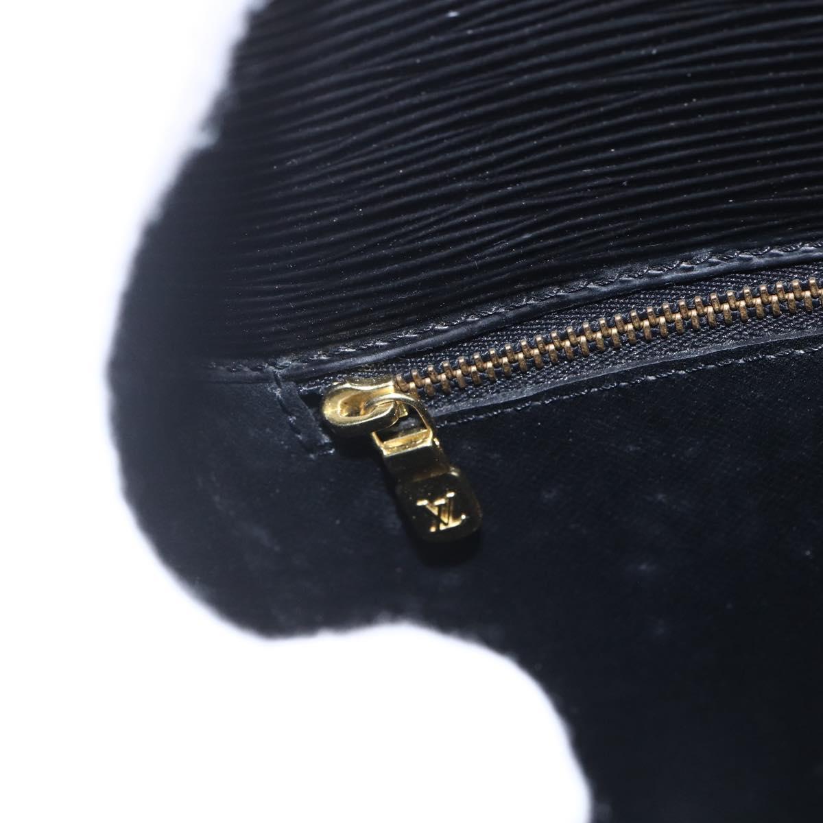 LOUIS VUITTON Epi Saint Cloud GM Shoulder Bag Black Noir M52192 LV Auth 156189