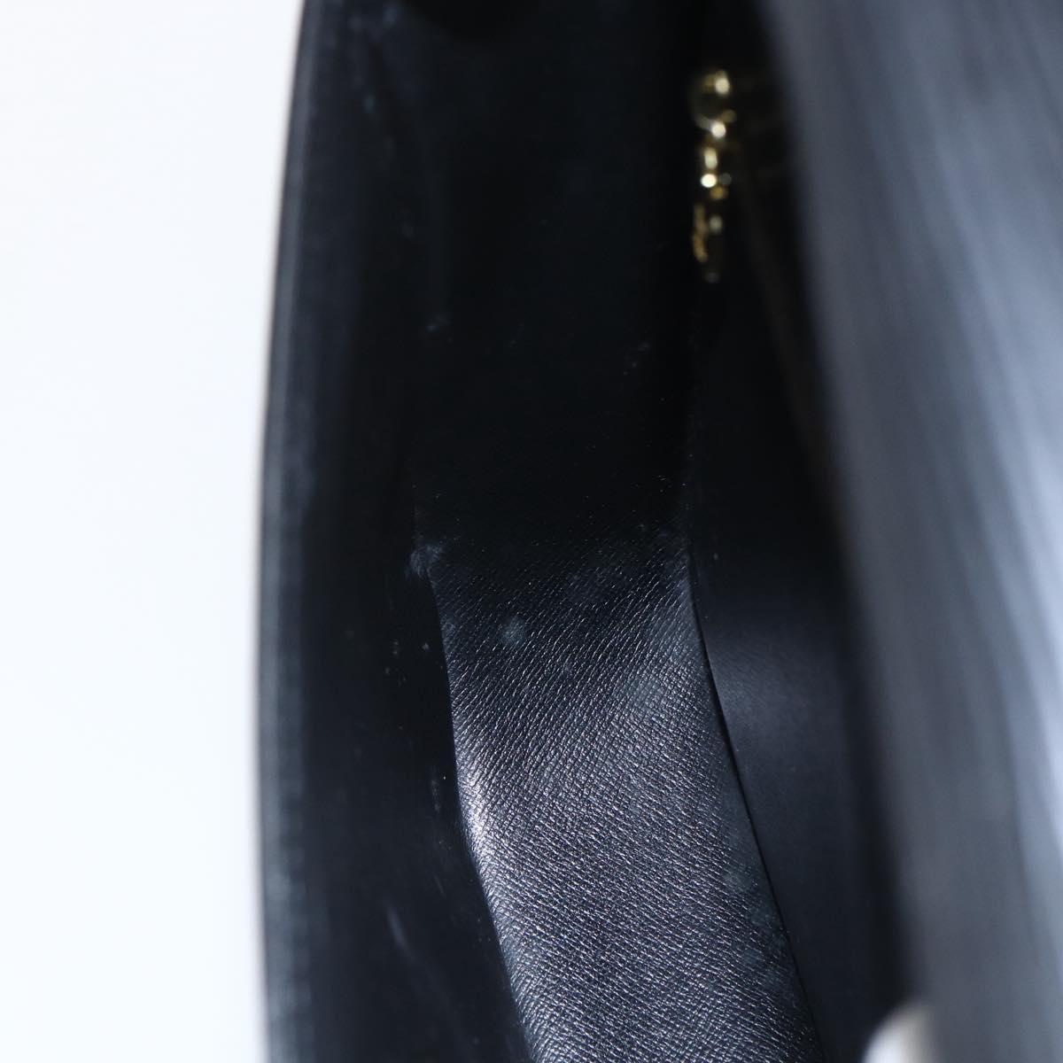 LOUIS VUITTON Epi Saint Cloud GM Shoulder Bag Black Noir M52192 LV Auth 156189