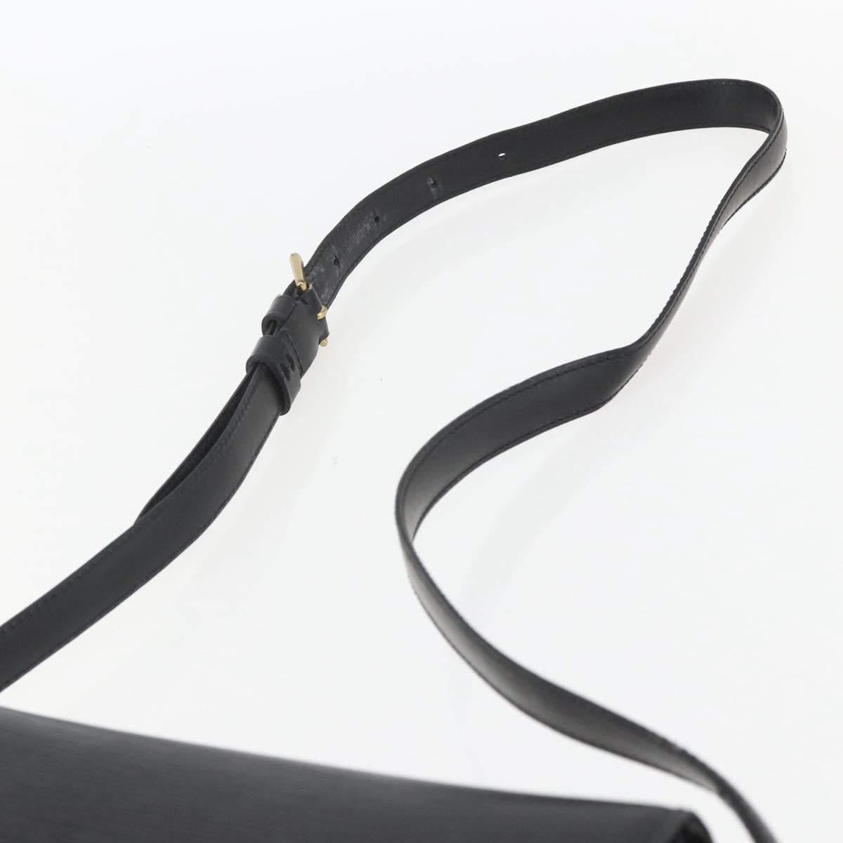 LOUIS VUITTON Epi Saint Cloud GM Shoulder Bag Black Noir M52192 LV Auth 156189