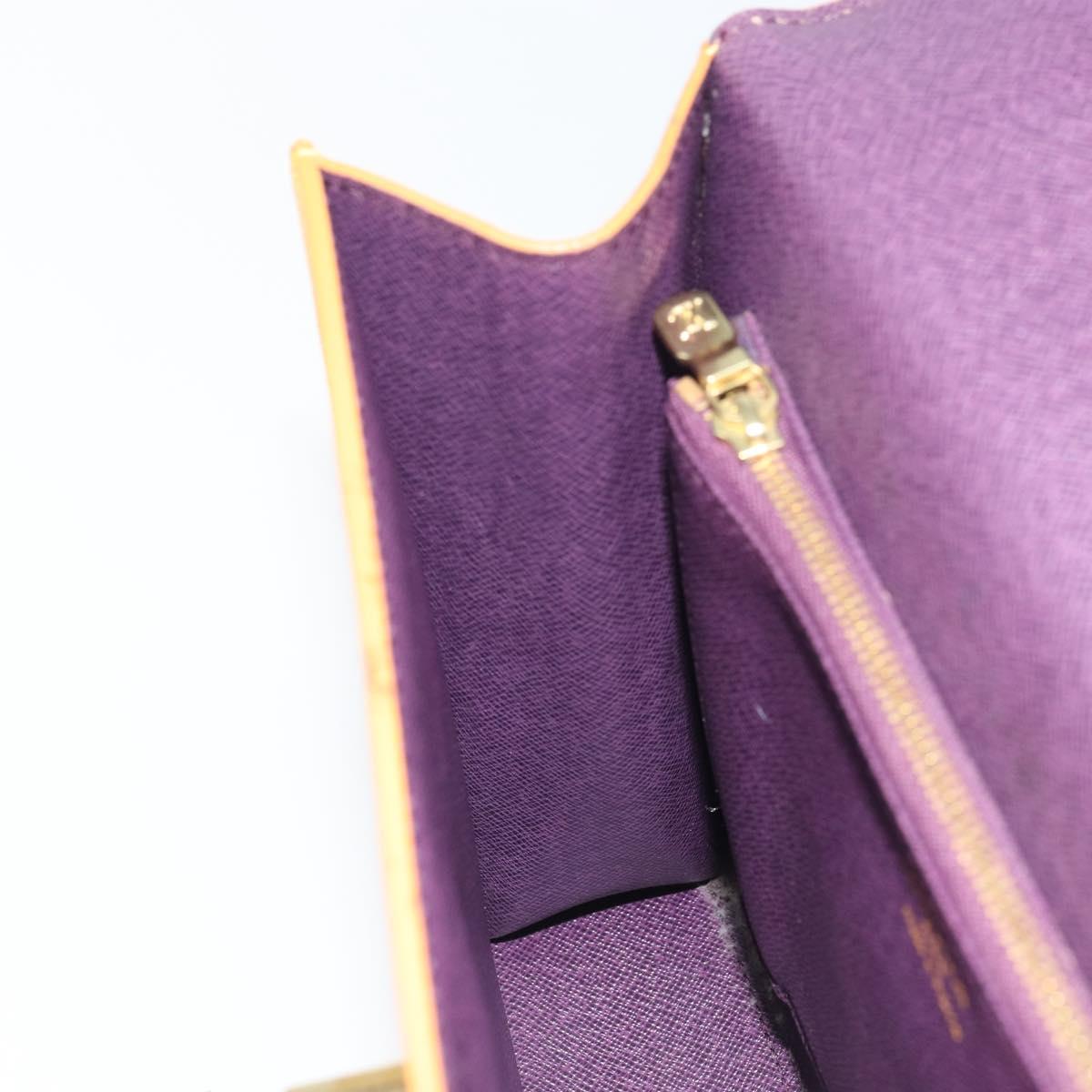 LOUIS VUITTON Epi Malesherbes Hand Bag Tassili Yellow Jonne M52379 Auth 156190