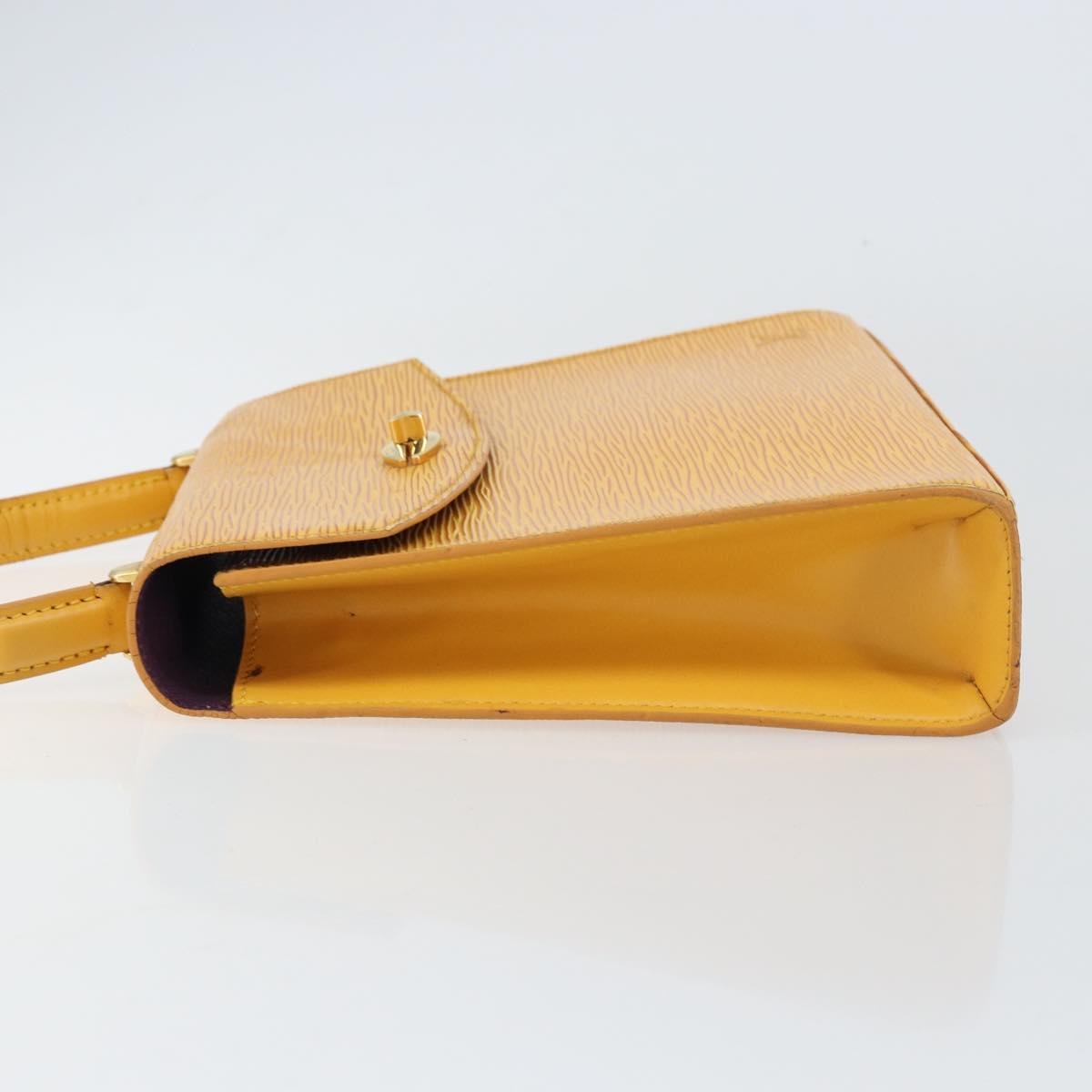 LOUIS VUITTON Epi Malesherbes Hand Bag Tassili Yellow Jonne M52379 Auth 156190
