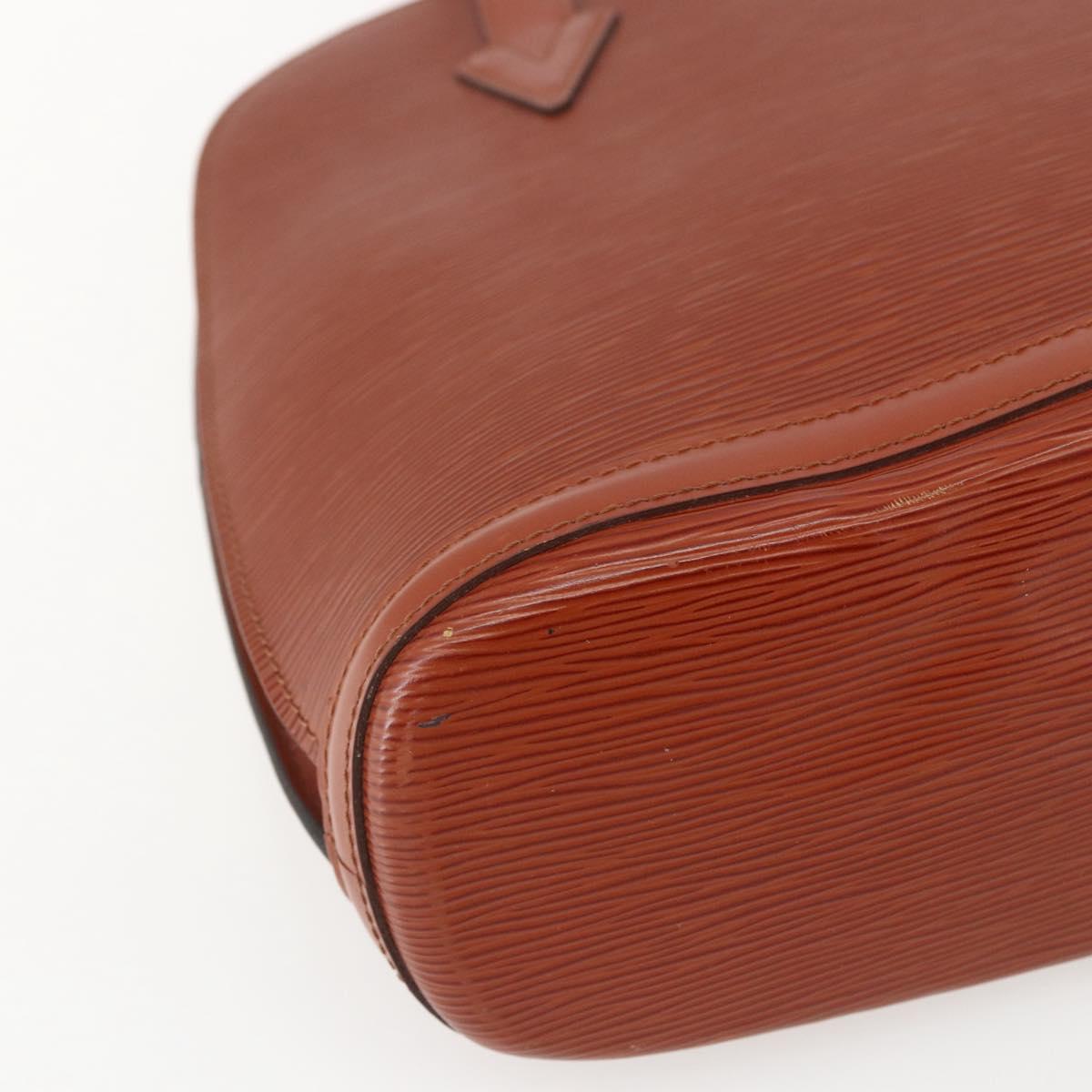 LOUIS VUITTON Epi Lussac Shoulder Bag Brown M52283 LV Auth 156191