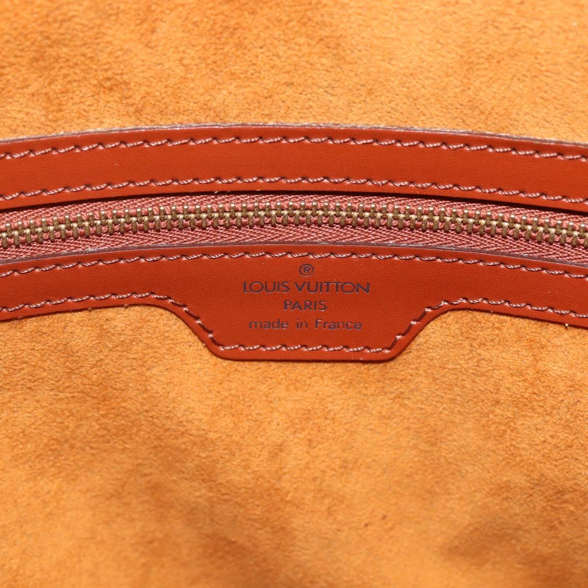 LOUIS VUITTON Epi Lussac Shoulder Bag Brown M52283 LV Auth 156191