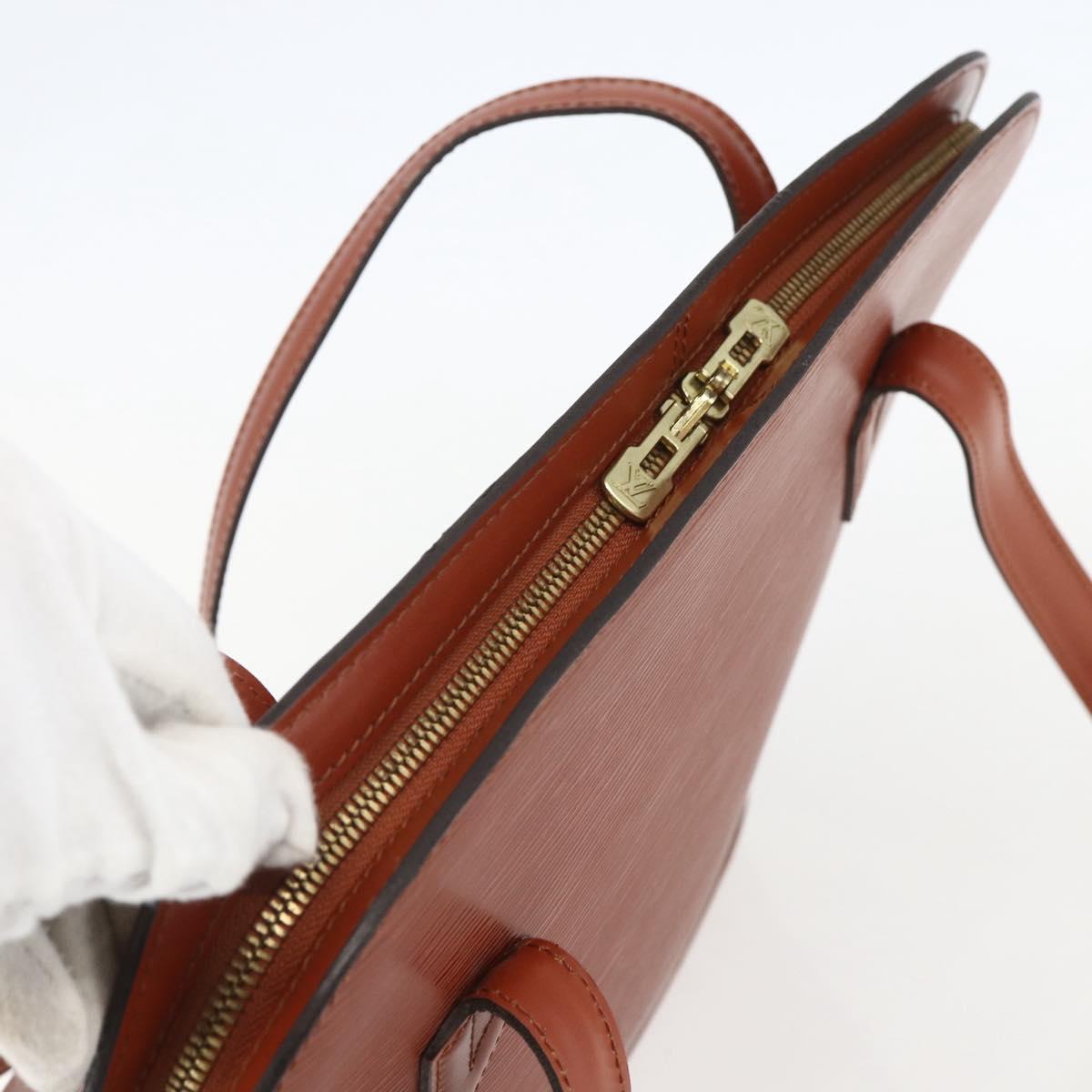 LOUIS VUITTON Epi Lussac Shoulder Bag Brown M52283 LV Auth 156191