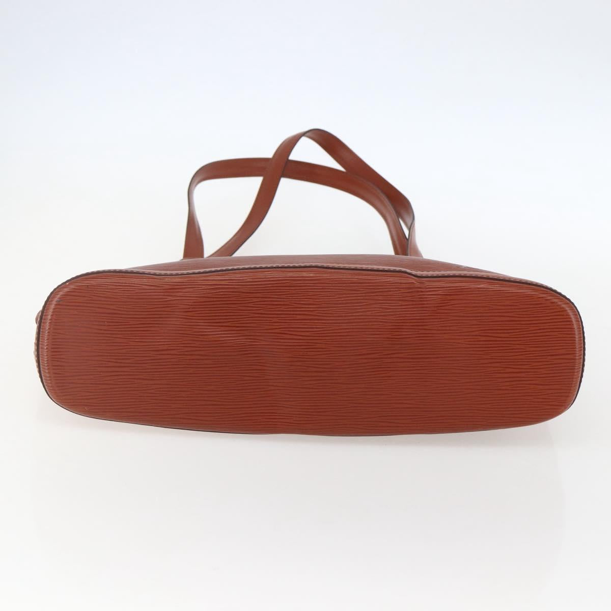 LOUIS VUITTON Epi Lussac Shoulder Bag Brown M52283 LV Auth 156191