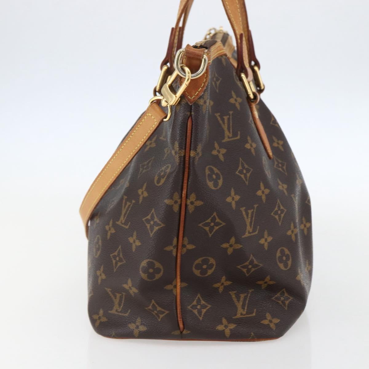 LOUIS VUITTON Monogram Palermo PM Tote Bag M40145 LV Auth 156193