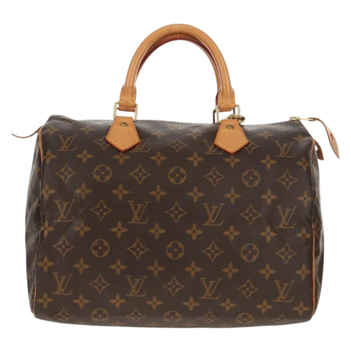 LOUIS VUITTON Monogram Speedy 30 Hand Bag M41526 LV Auth 156194V