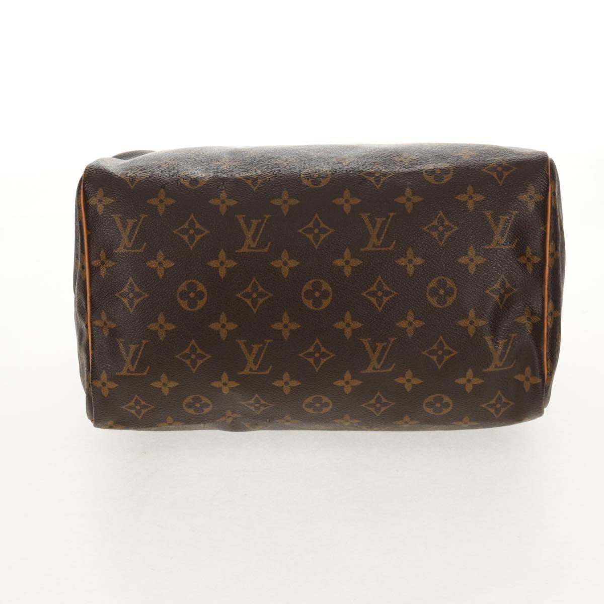 LOUIS VUITTON Monogram Speedy 30 Hand Bag M41526 LV Auth 156194V