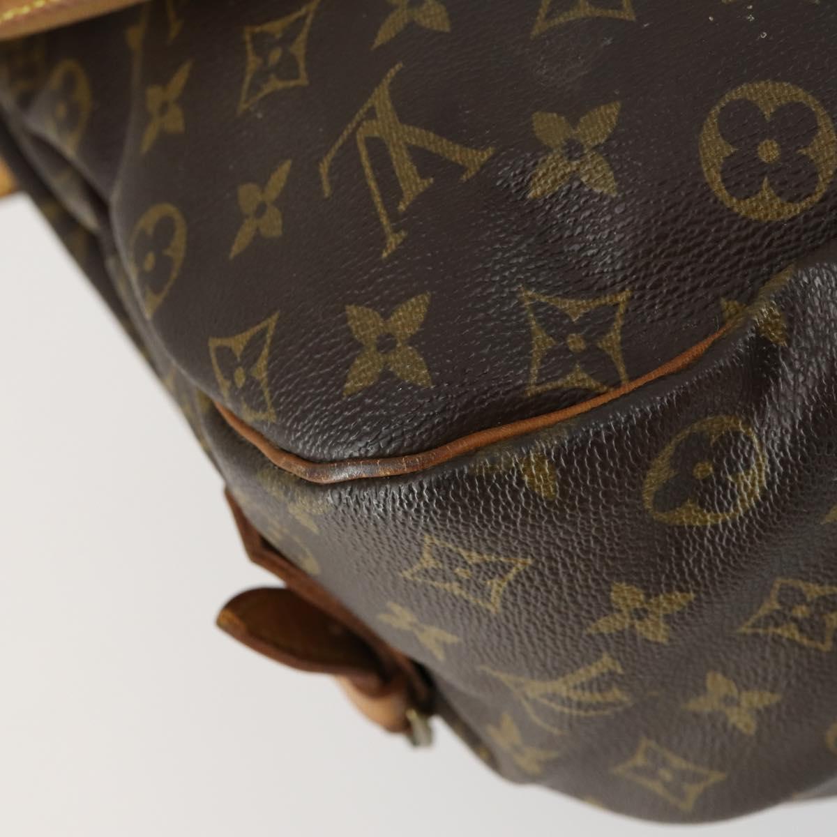 LOUIS VUITTON Monogram Saumur 35 Shoulder Bag M42254 LV Auth 156195