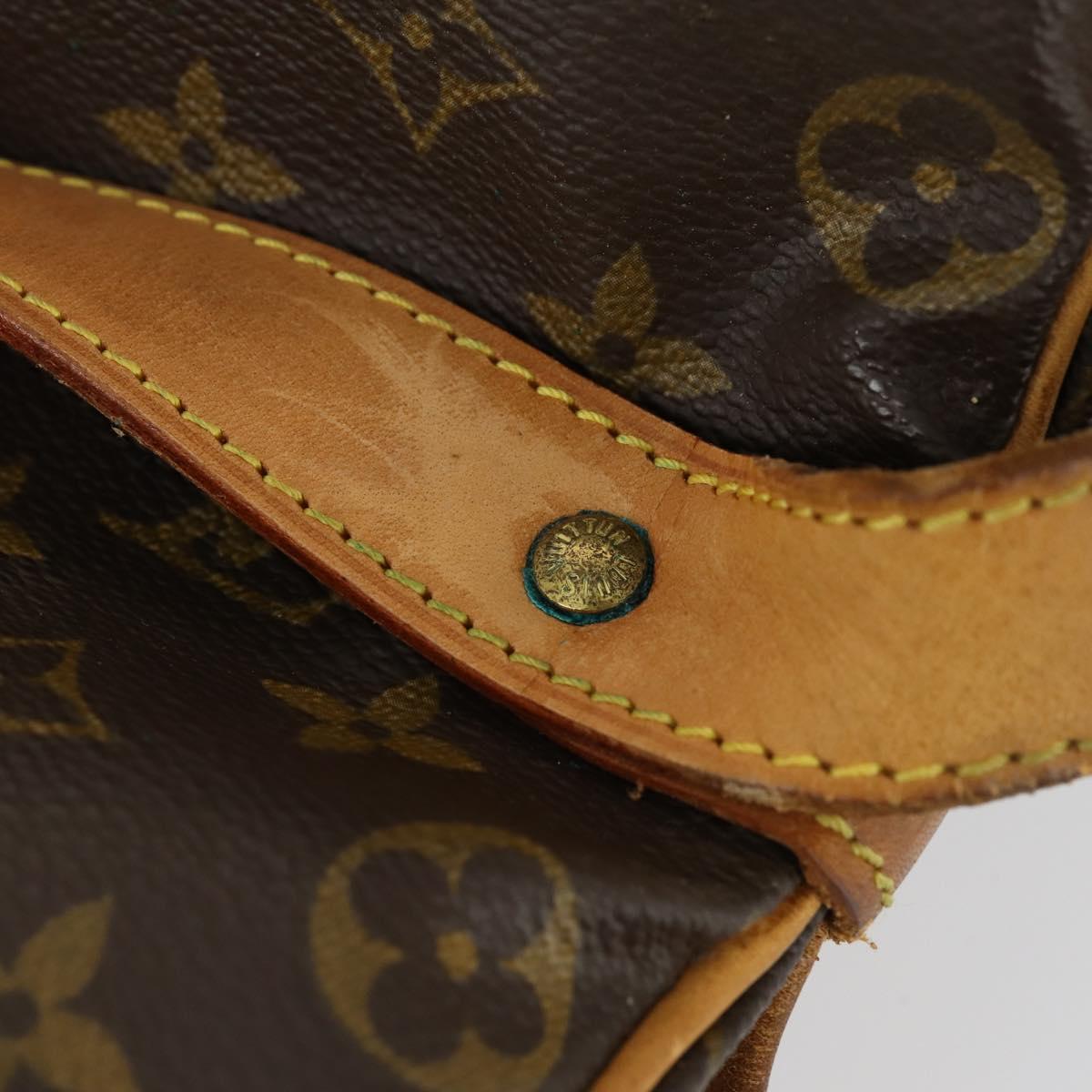 LOUIS VUITTON Monogram Saumur 35 Shoulder Bag M42254 LV Auth 156195