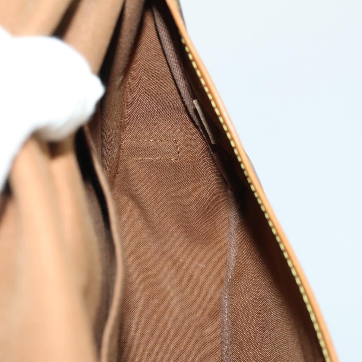 LOUIS VUITTON Monogram Saumur 35 Shoulder Bag M42254 LV Auth 156195