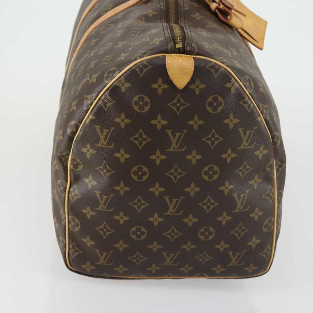 LOUIS VUITTON Monogram Keepall 55 Boston Bag M41424 LV Auth 156198