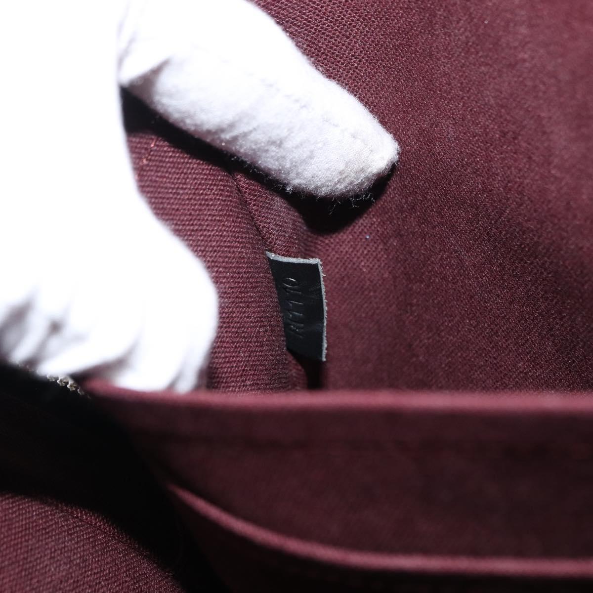 LOUIS VUITTON Monogram Macassar Porte Documents Voyage Bag M52005 Auth 156200