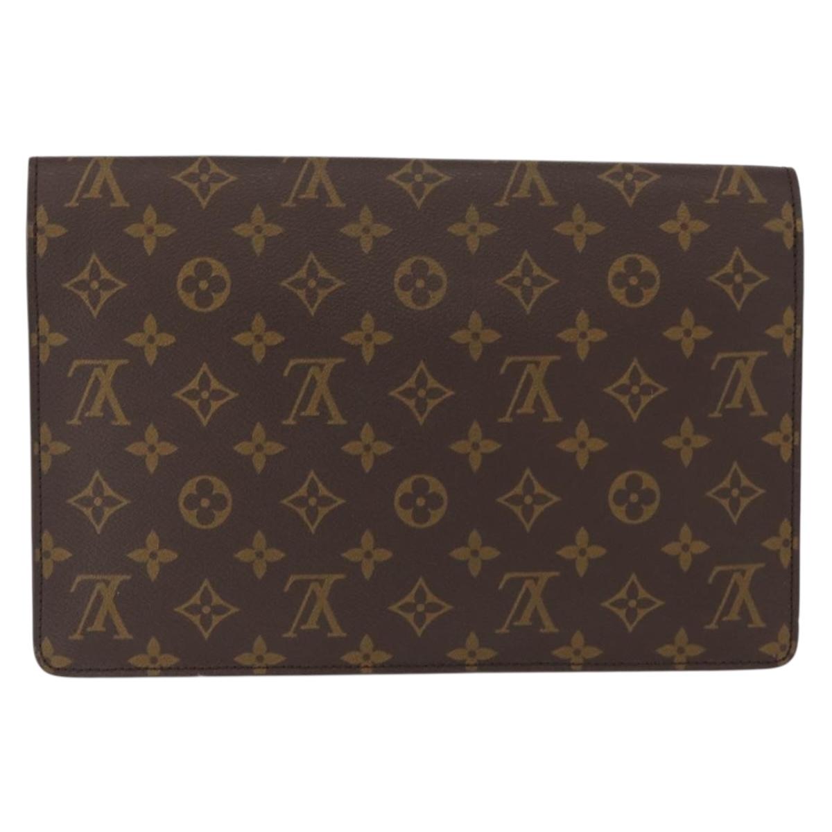 LOUIS VUITTON Monogram Ranelag Clutch Bag M51782 LV Auth 156203