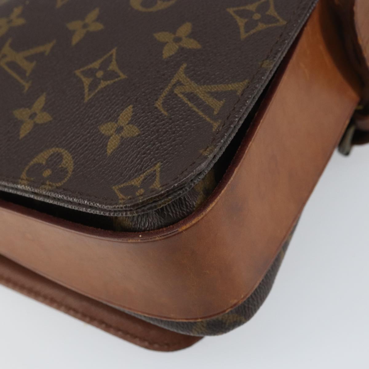 LOUIS VUITTON Monogram Cartouchiere GM Shoulder Bag M51252 LV Auth 156205
