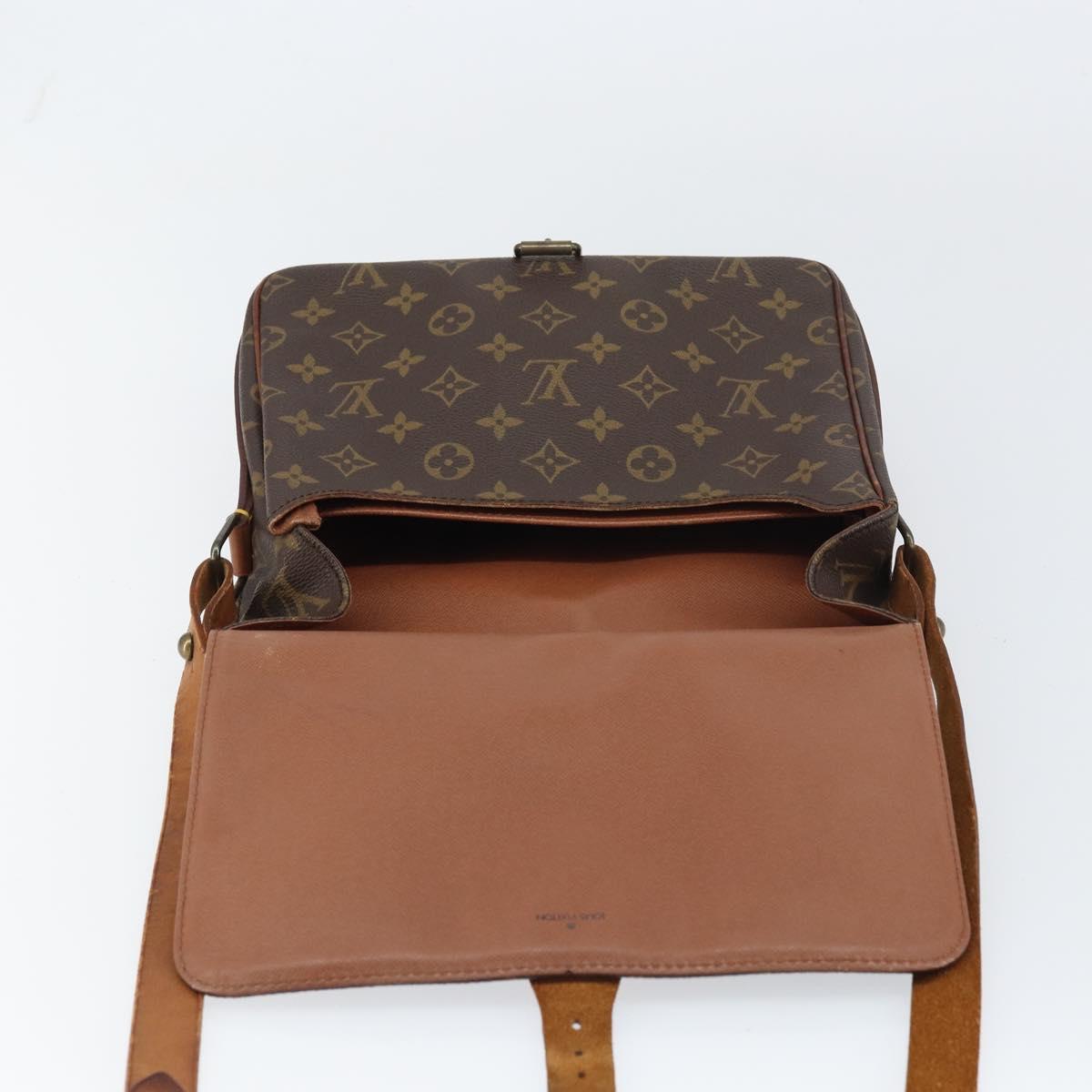 LOUIS VUITTON Monogram Cartouchiere GM Shoulder Bag M51252 LV Auth 156205