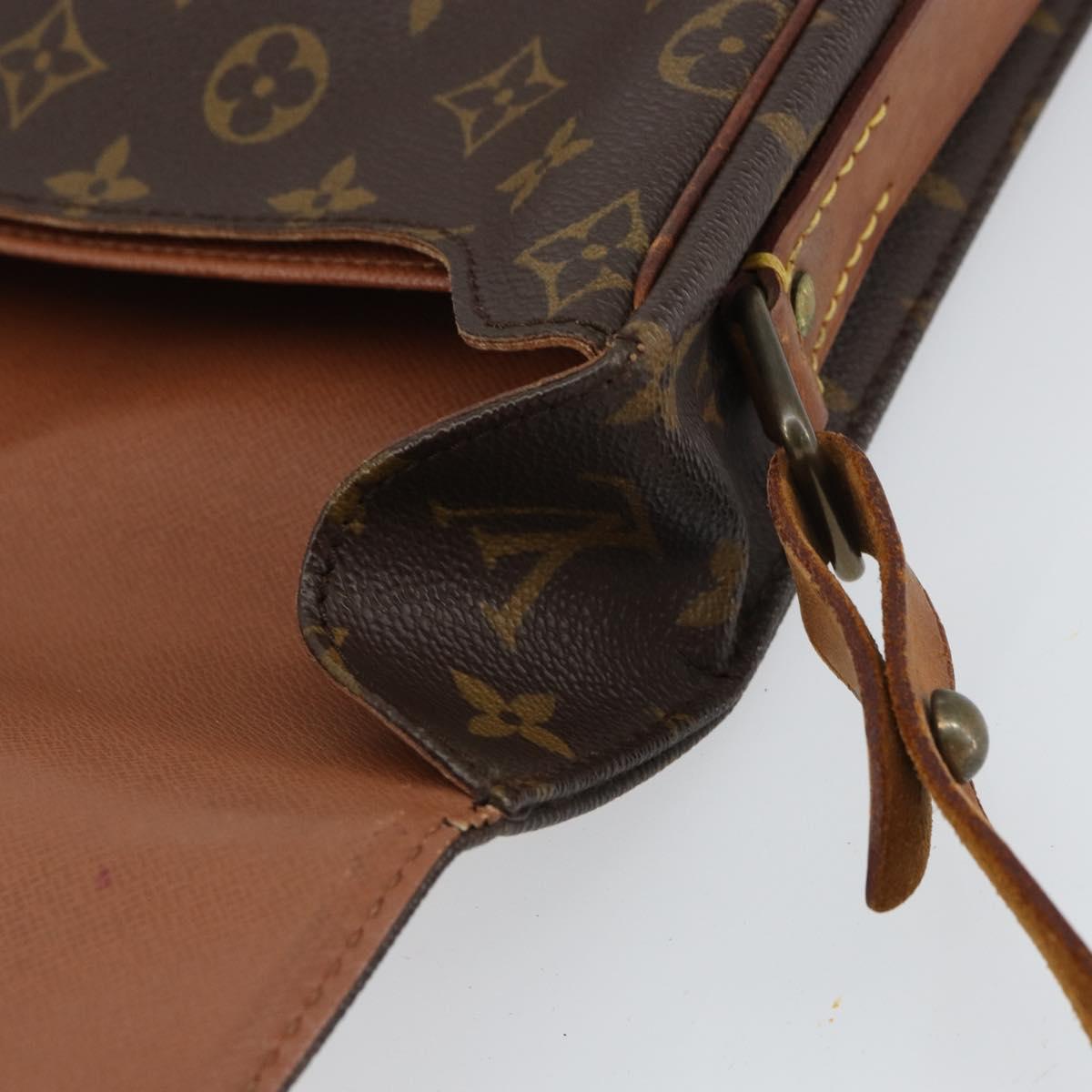 LOUIS VUITTON Monogram Cartouchiere GM Shoulder Bag M51252 LV Auth 156205