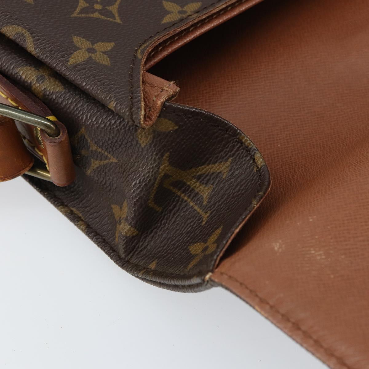 LOUIS VUITTON Monogram Cartouchiere GM Shoulder Bag M51252 LV Auth 156205