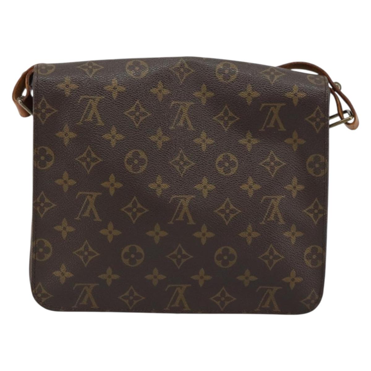 LOUIS VUITTON Monogram Cartouchiere GM Shoulder Bag M51252 LV Auth 156205