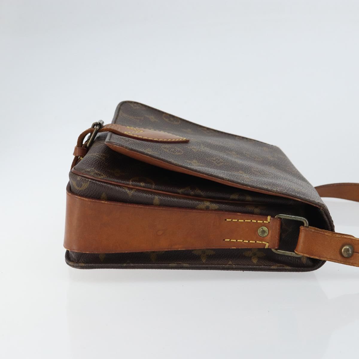 LOUIS VUITTON Monogram Cartouchiere GM Shoulder Bag M51252 LV Auth 156205