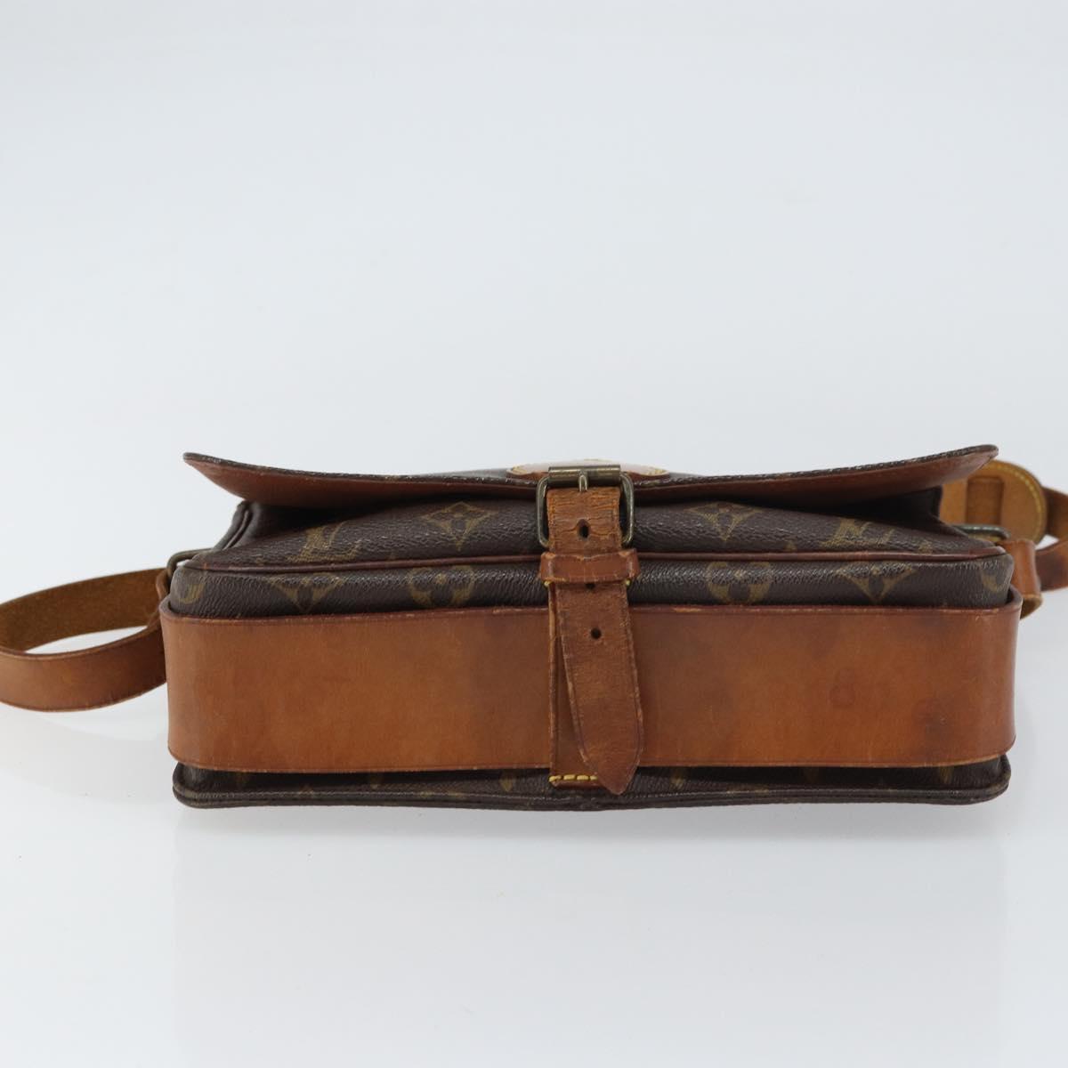 LOUIS VUITTON Monogram Cartouchiere GM Shoulder Bag M51252 LV Auth 156205