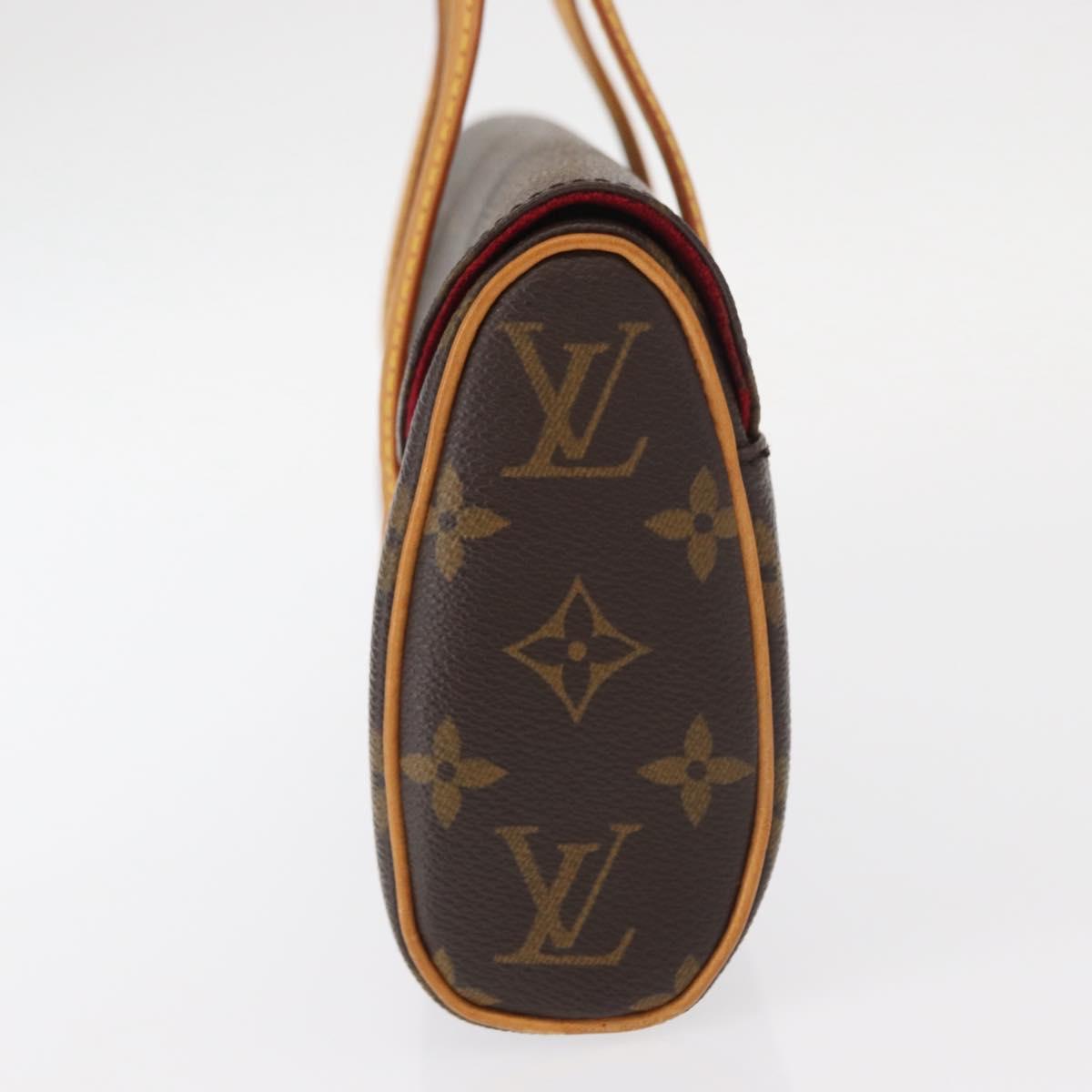 LOUIS VUITTON Monogram Sonatine Hand Bag M51902 LV Auth 156206V