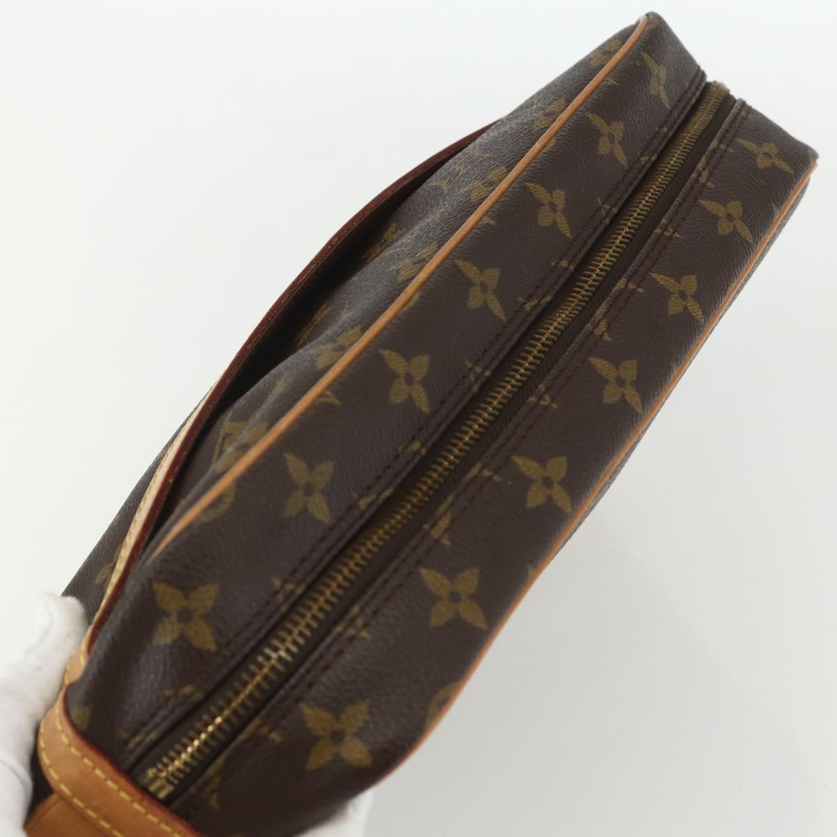 LOUIS VUITTON Monogram Compiegne 28 Clutch Bag M51845 LV Auth 156208