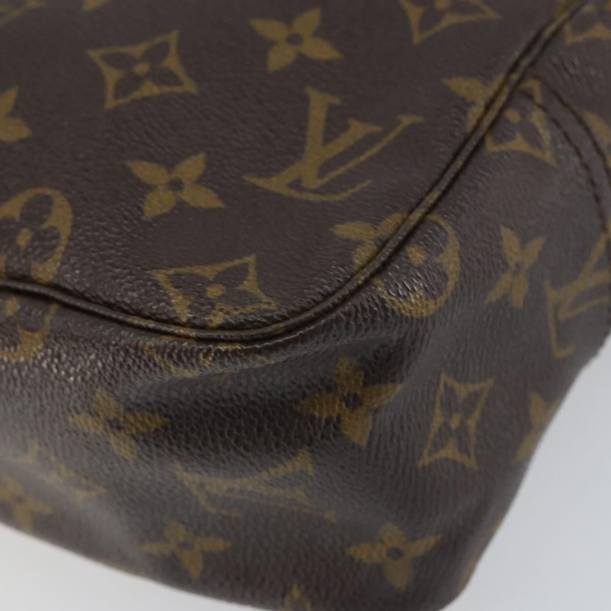 LOUIS VUITTON Monogram Trousse Toilette 28 Clutch Bag M47522 LV Auth 156209