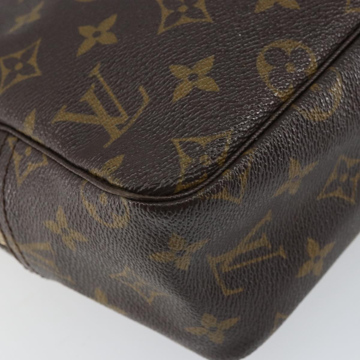LOUIS VUITTON Monogram Trousse Toilette 28 Clutch Bag M47522 LV Auth 156209