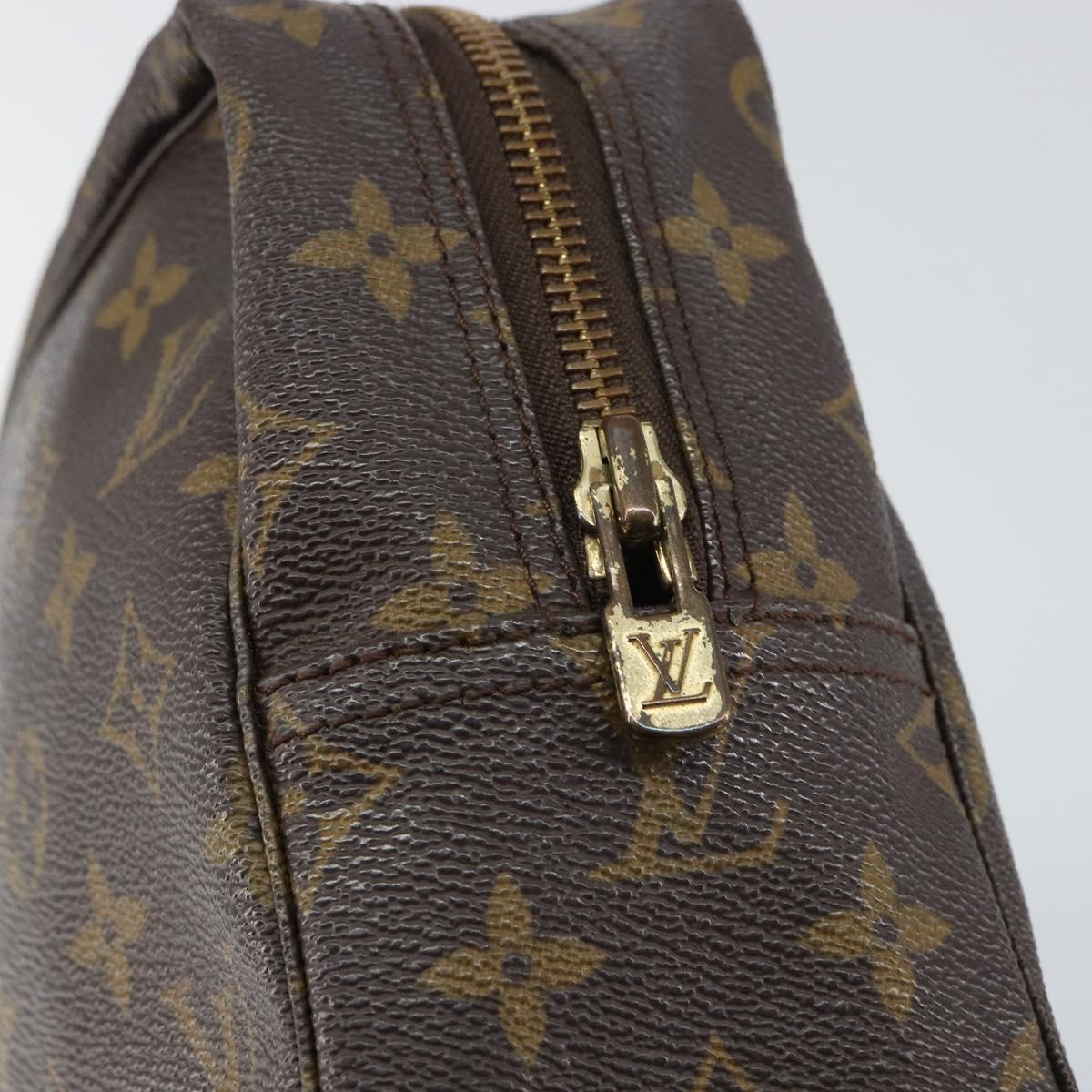 LOUIS VUITTON Monogram Trousse Toilette 28 Clutch Bag M47522 LV Auth 156209