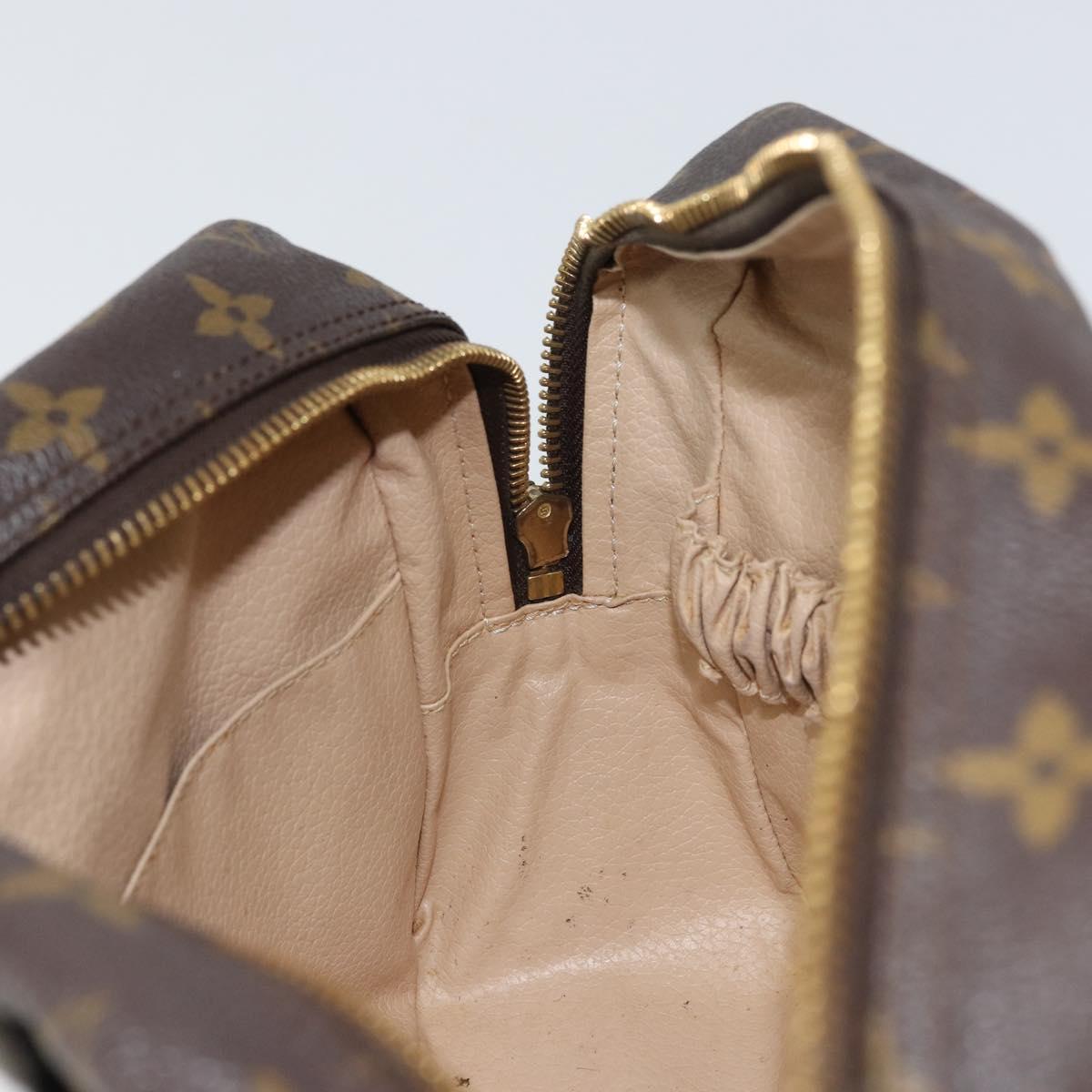 LOUIS VUITTON Monogram Trousse Toilette 28 Clutch Bag M47522 LV Auth 156209