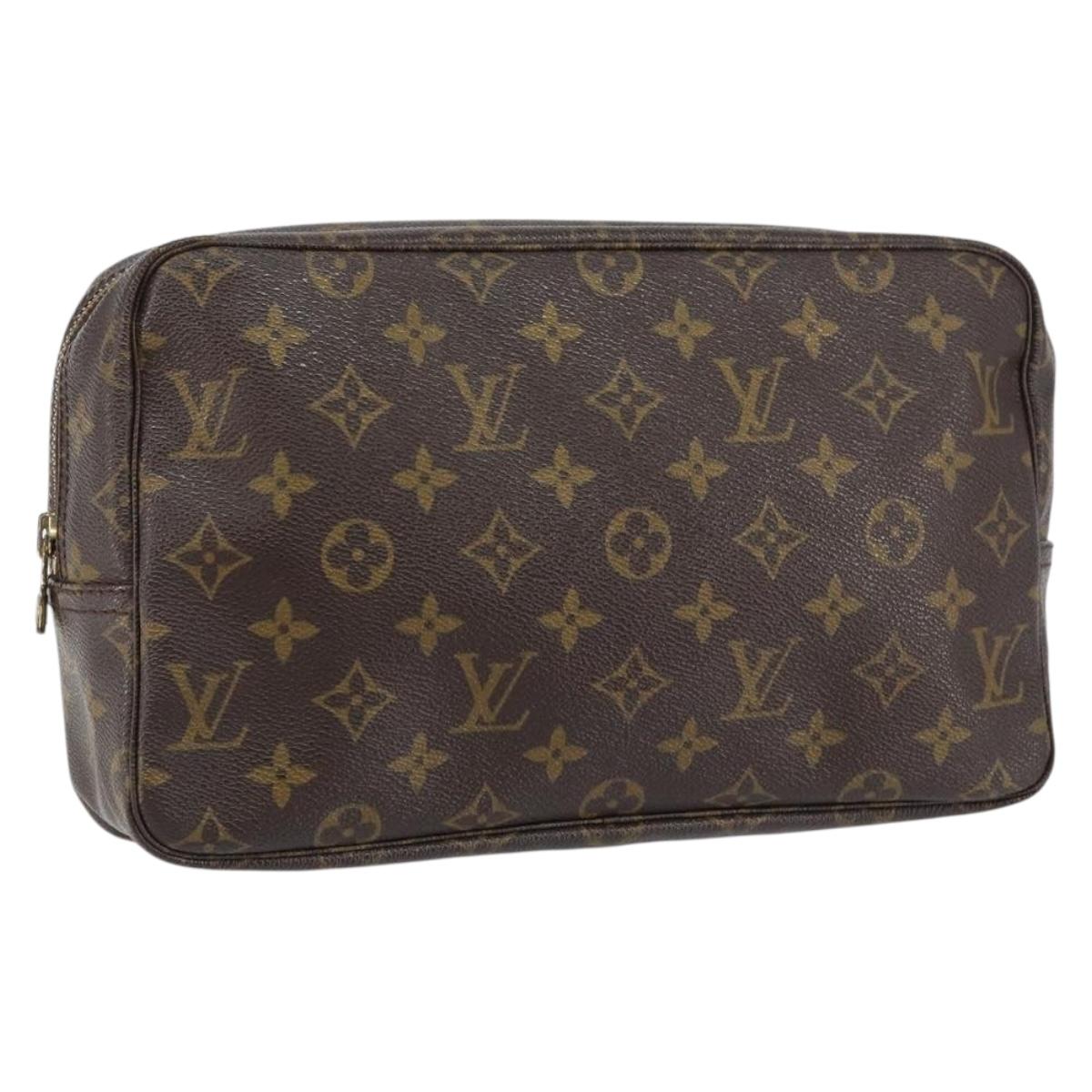 LOUIS VUITTON Monogram Trousse Toilette 28 Clutch Bag M47522 LV Auth 156209