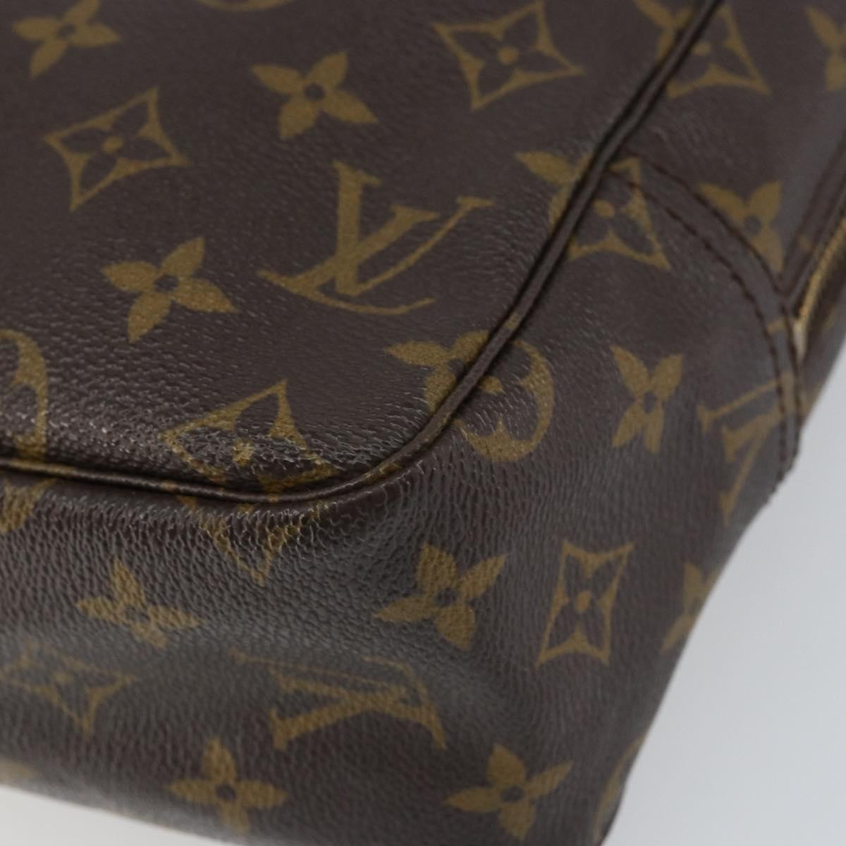 LOUIS VUITTON Monogram Trousse Toilette 28 Clutch Bag M47522 LV Auth 156209