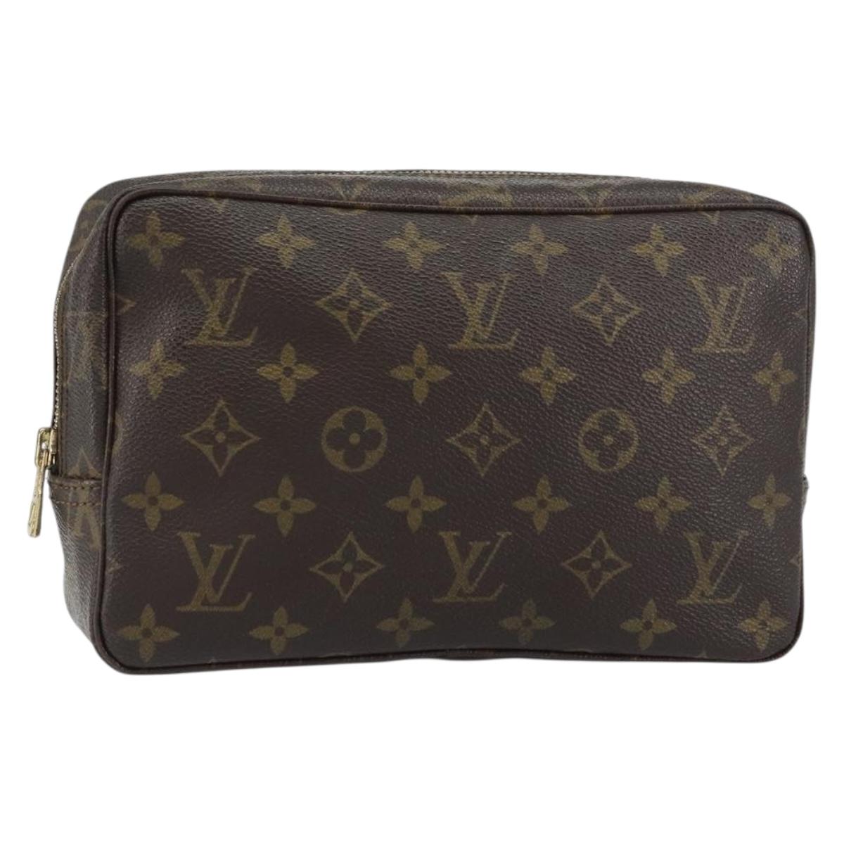LOUIS VUITTON Monogram Trousse Toilette 23 Clutch Bag M47524 LV Auth 156211