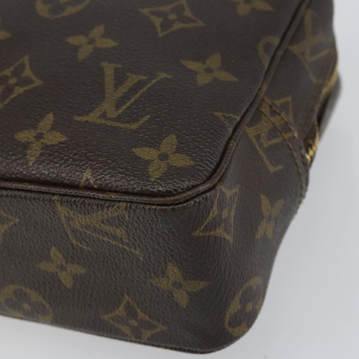 LOUIS VUITTON Monogram Trousse Toilette 23 Clutch Bag M47524 LV Auth 156211