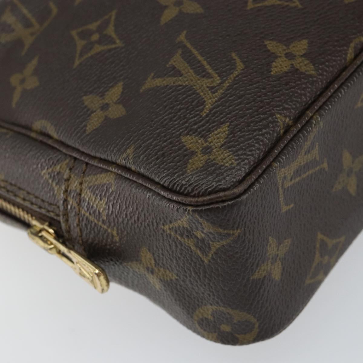 LOUIS VUITTON Monogram Trousse Toilette 23 Clutch Bag M47524 LV Auth 156211