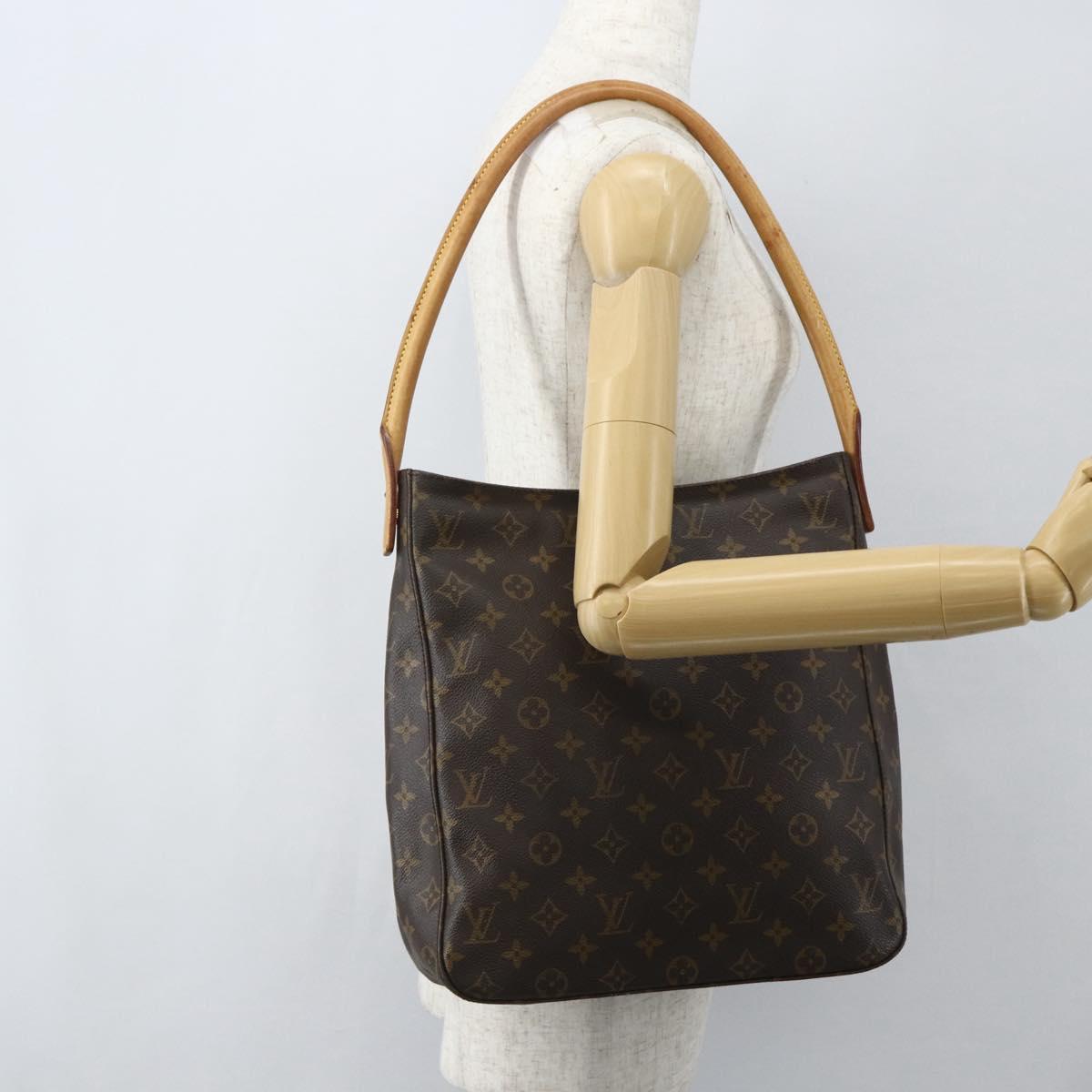 LOUIS VUITTON Monogram Looping GM Shoulder Bag M51145 LV Auth 156213