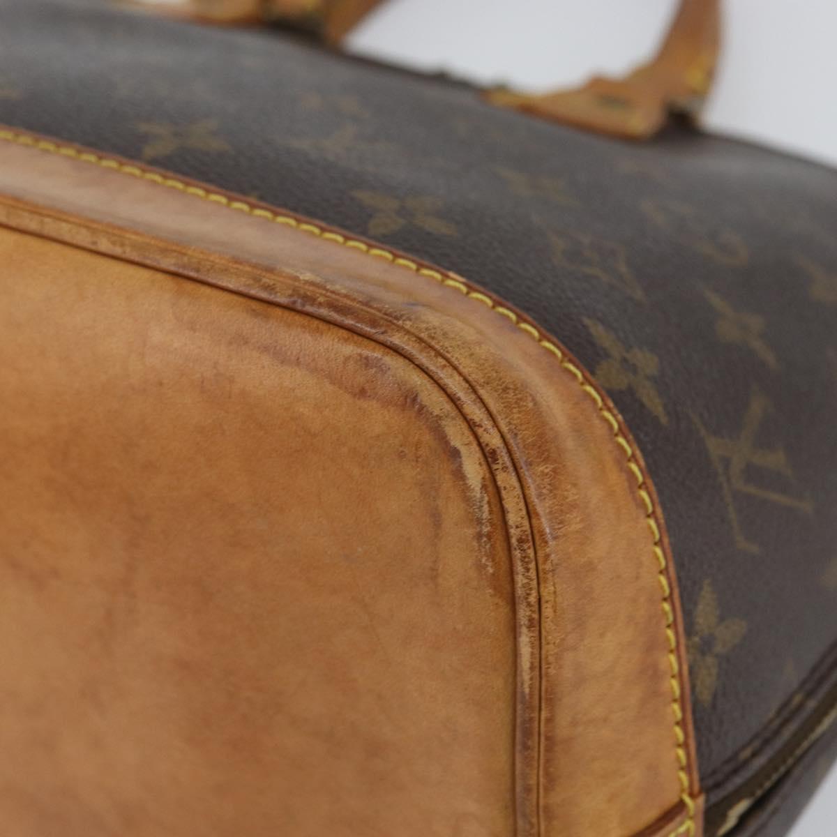 LOUIS VUITTON Monogram Alma Hand Bag M51130 LV Auth 156215